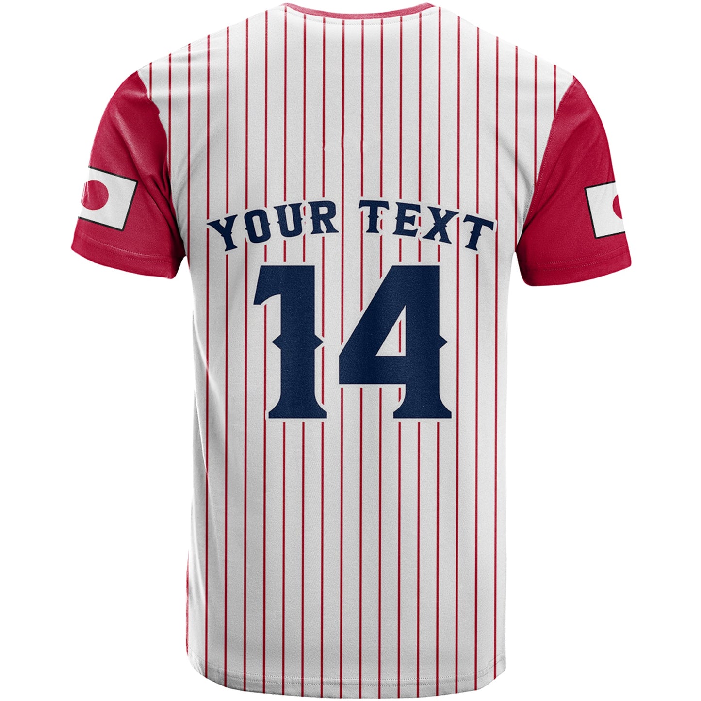 Custom Japan Baseball Simple Style T-Shirt Graphic Tee