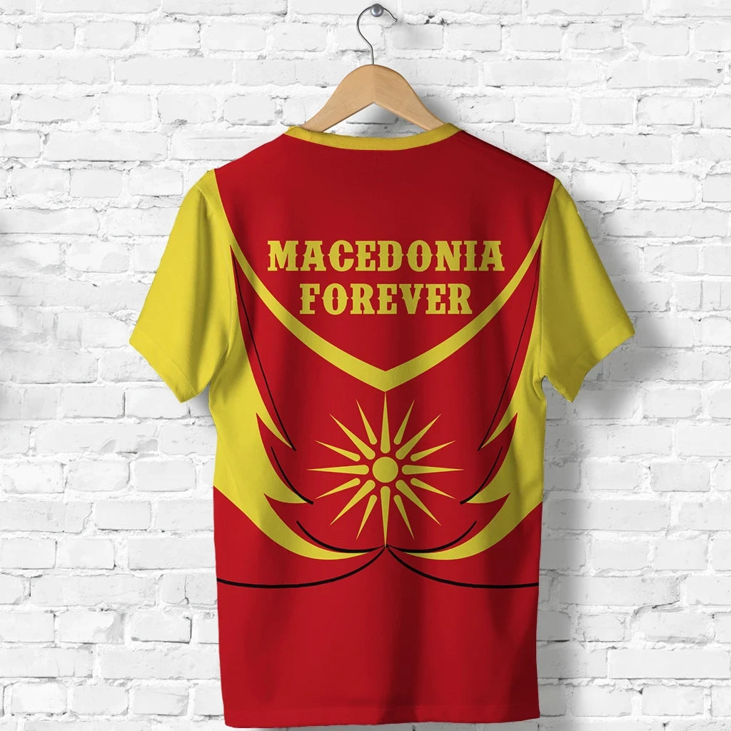 Macedonia Forever T-Shirt Sun Graphic Tee