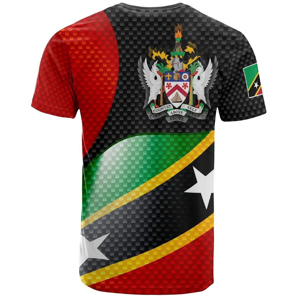 Saint Kitts and Nevis T-Shirt Saint Kitts and Nevis Flag Graphic Tee