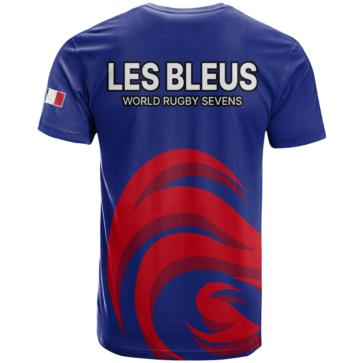 France Rugby 7s Les Bleus Roosters T-Shirt Graphic Tee