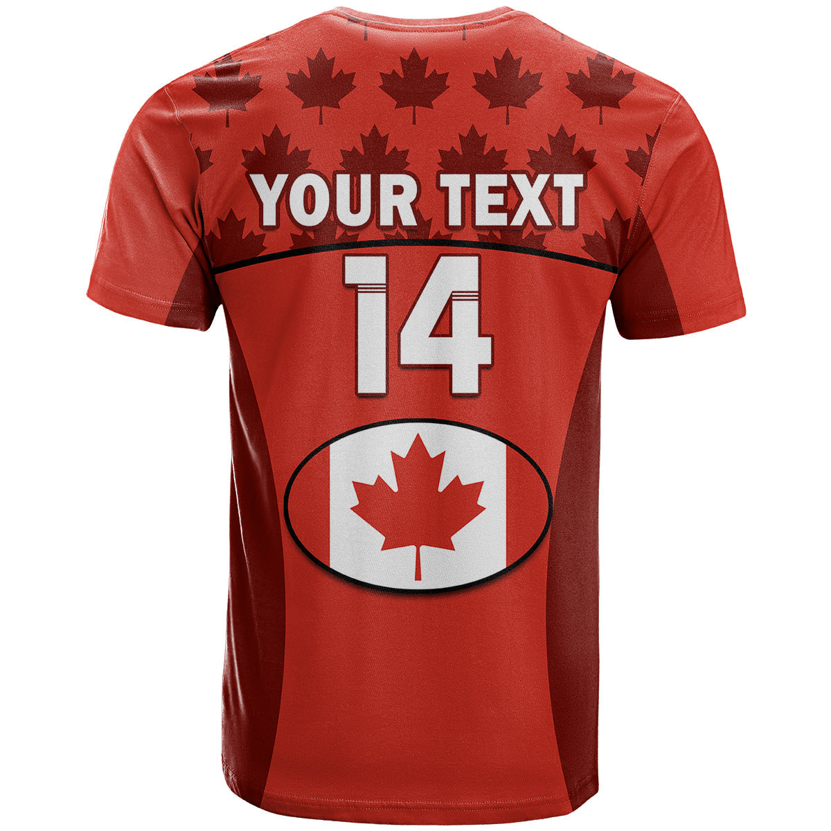Custom Canada Rugby 7s Sporty Style T-Shirt Graphic Tee