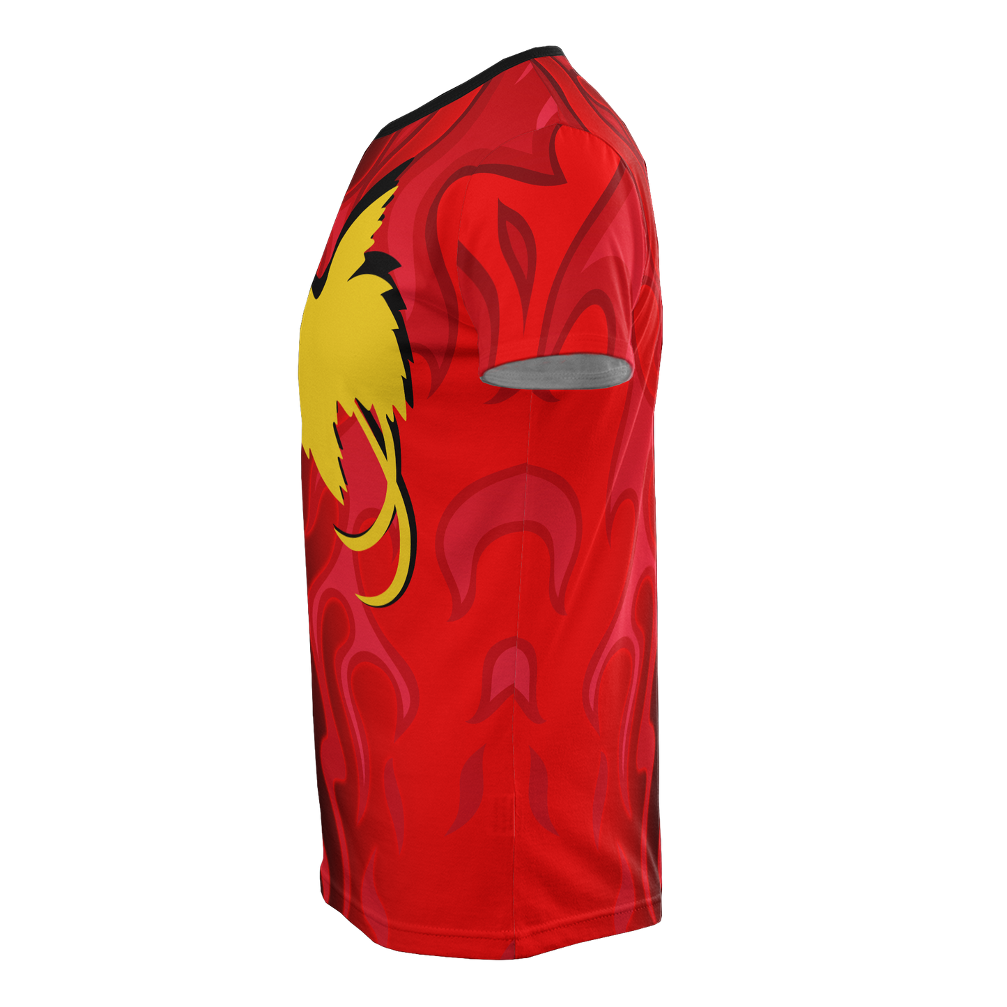 Papua New Guinea T-Shirt PNG Flag Flame Graphic Tee