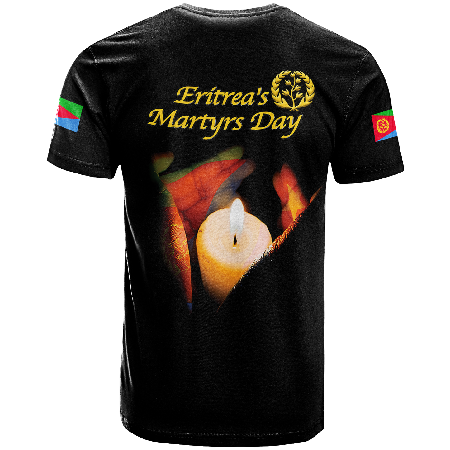 Eritrea Martyrs Day Candle Vigil T-Shirt Graphic Tee
