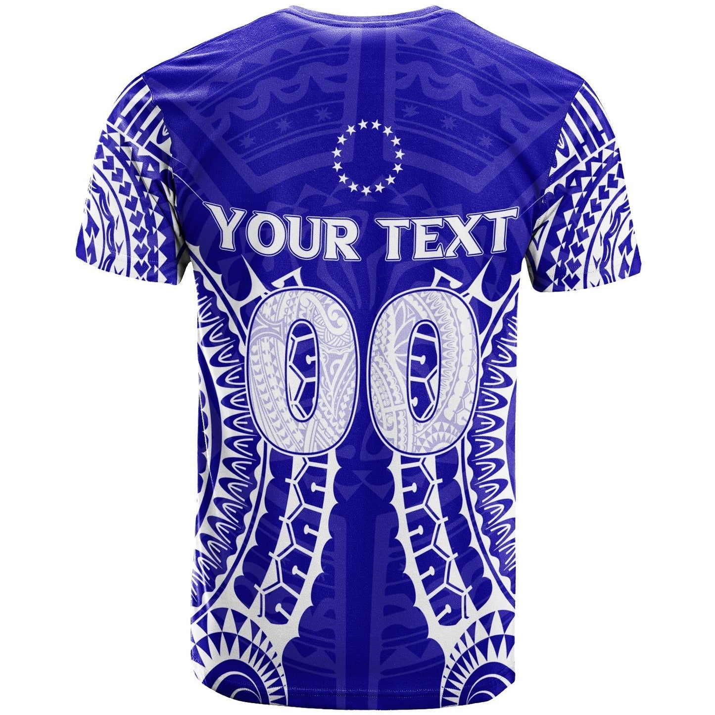Custom Cook Islands T-Shirt Pukapuka Tribal Pattern Graphic Tee