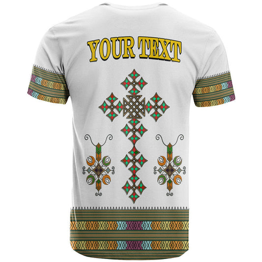 Custom Ethiopia T-Shirt Ethiopian Tibeb Basic Style Graphic Tee