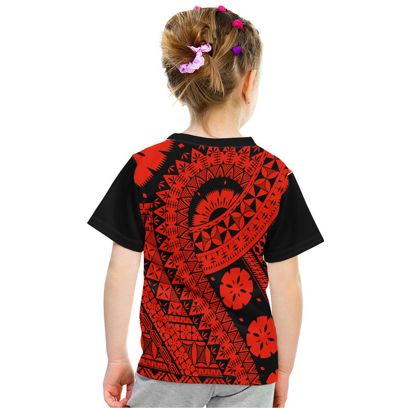 Polynesian Masi Kesa Red Style T-Shirt Graphic Tee