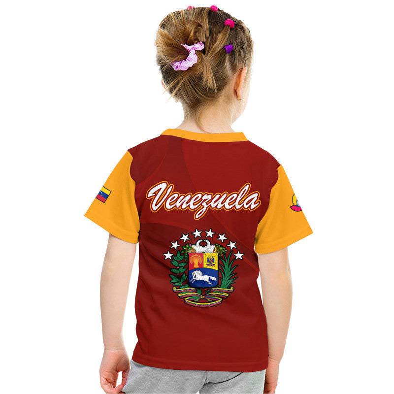 Venezuela Baseball T-Shirt Venezuela Coat Of Arms Graphic Tee