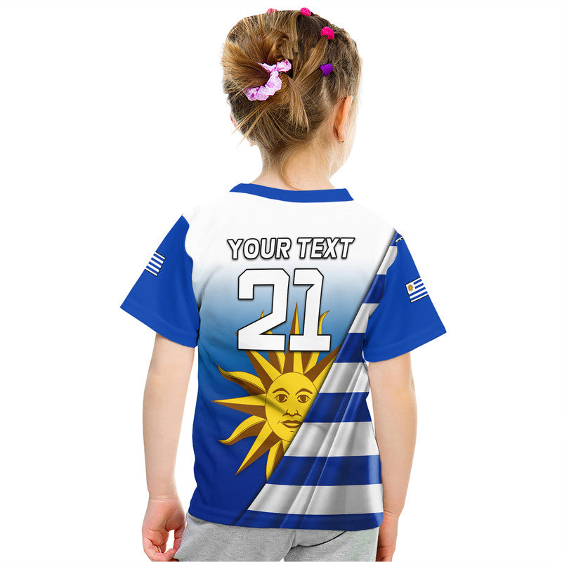 Custom Uruguay Football La Celeste World Cup T-Shirt Graphic Tee