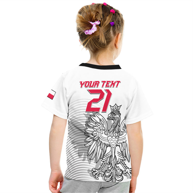 Custom Poland Football Eagles Sporty Style T-Shirt Graphic Tee