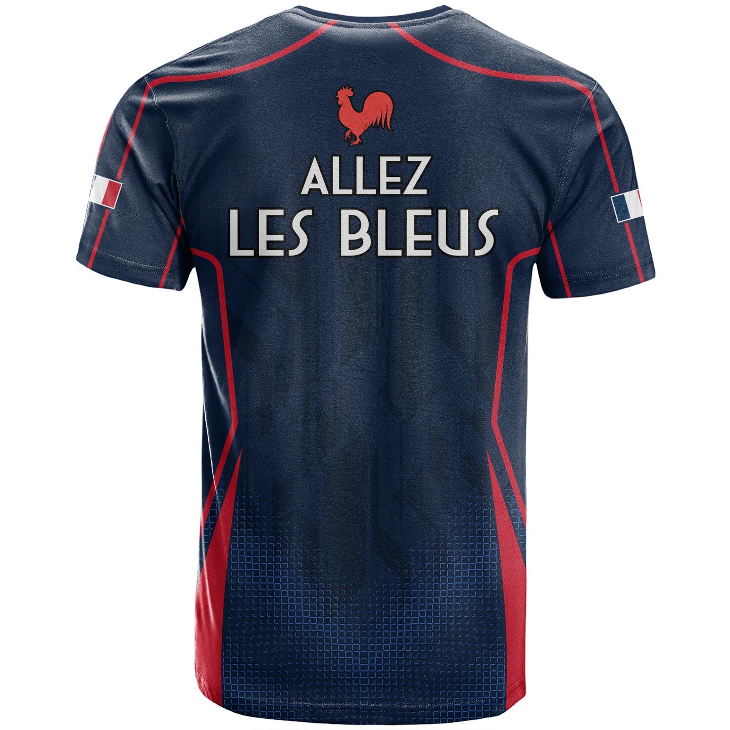 France Rugby T-Shirt Allez Les Bleus Go World Cup Graphic Tee