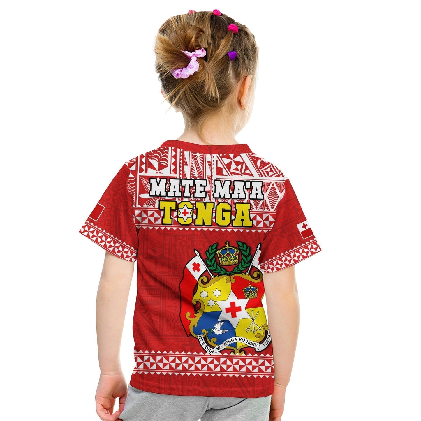 Tonga Rugby T-Shirt Mate Maa Tonga Pacific Ngatu White Graphic Tee
