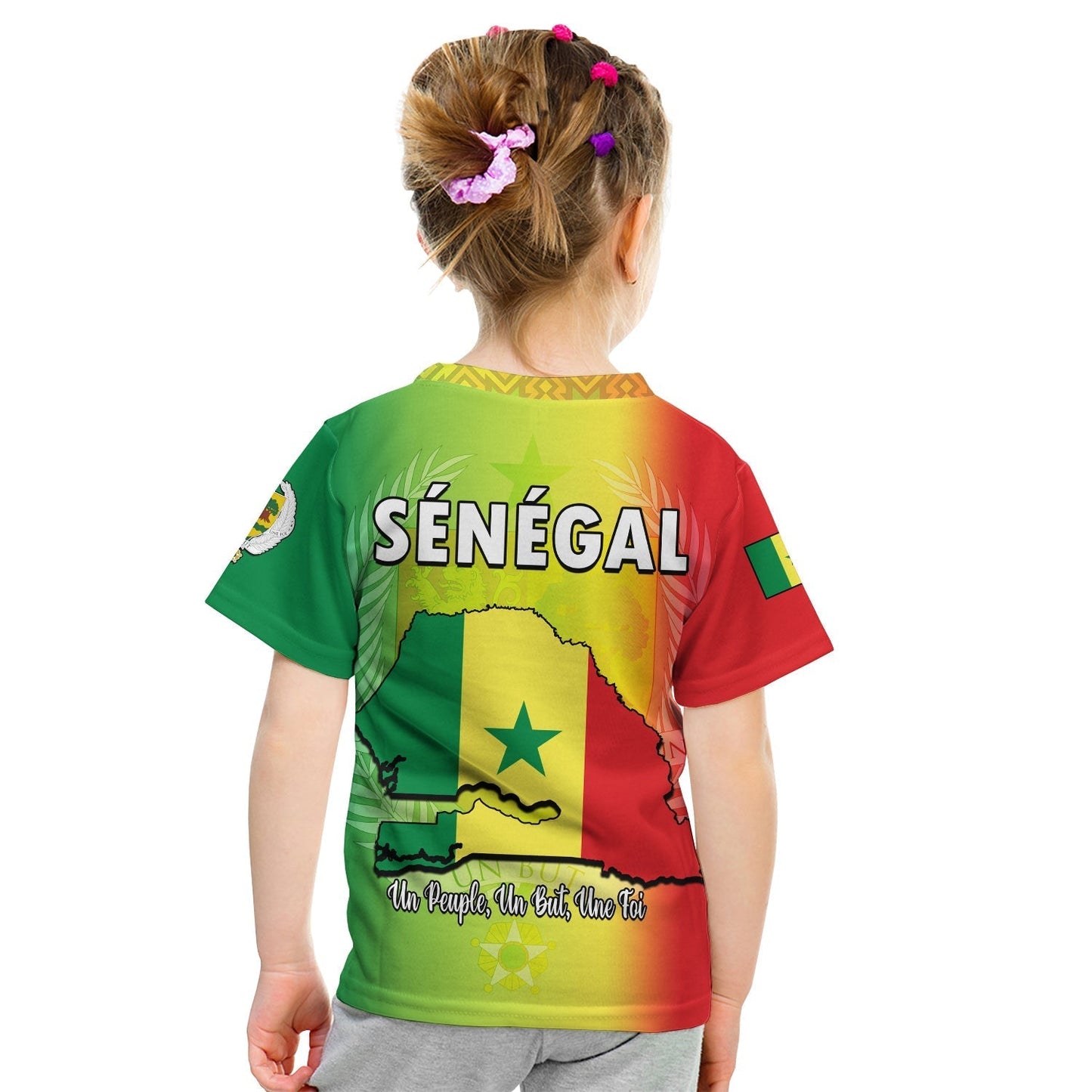 Senegal T-Shirt Lion With Senegal Map Reggae Style Graphic Tee