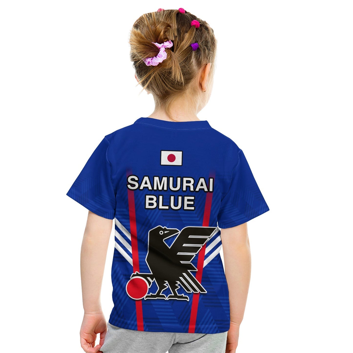 Japan Football T-Shirt Samurai Blue World Cup 2022 Graphic Tee