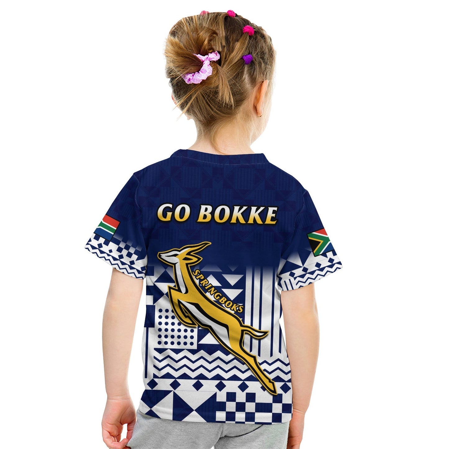 South Africa Rugby T-Shirt Outgoing Tour Go Springboks Graphic Tee