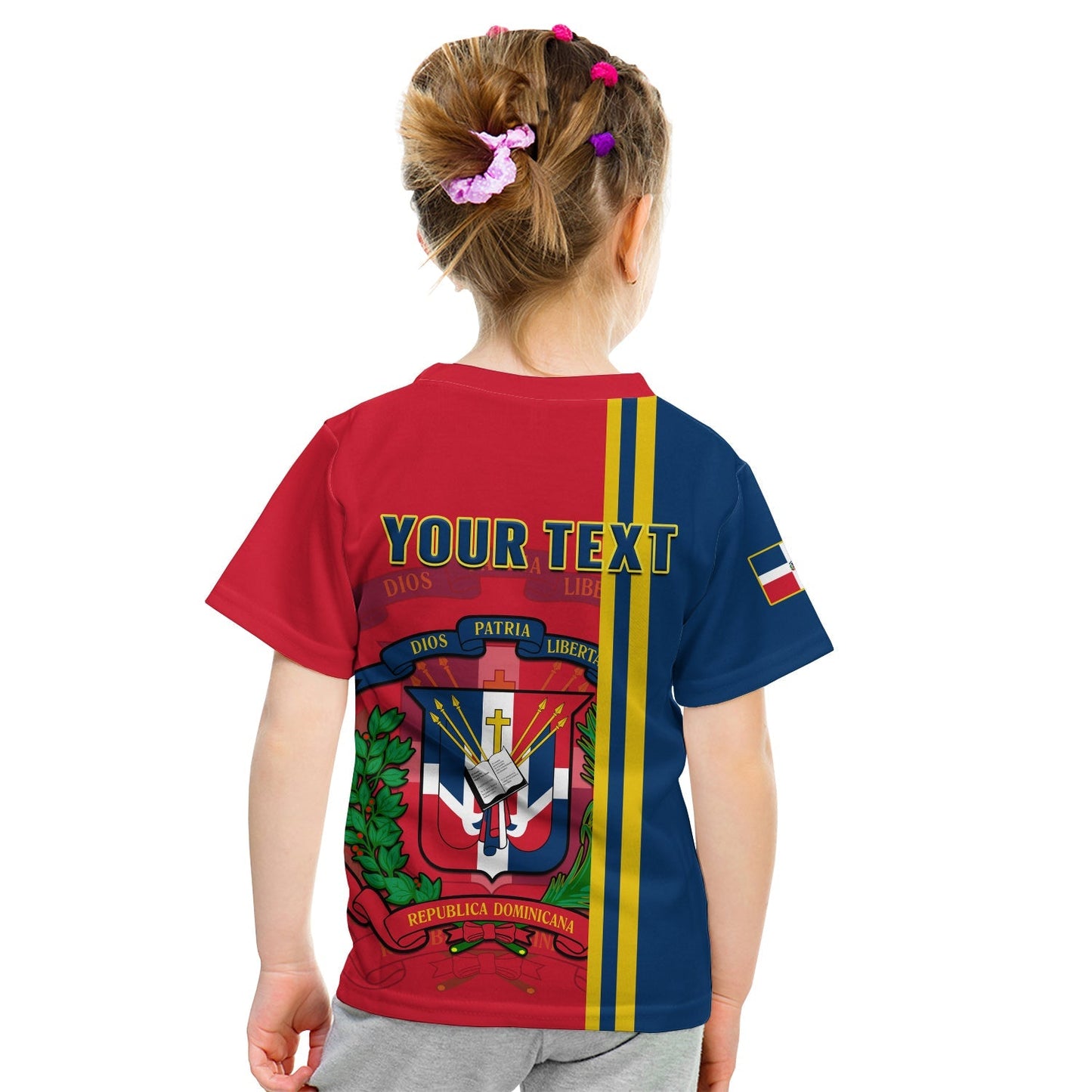Custom Dominican Republic T-Shirt Happy 179 Years Of Independence Graphic Tee