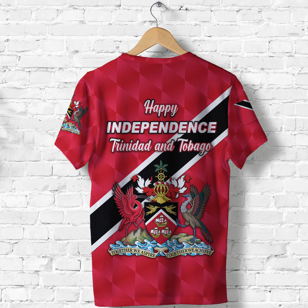 Happy Trinidad and Tobago T-Shirt independence Day Red Graphic Tee