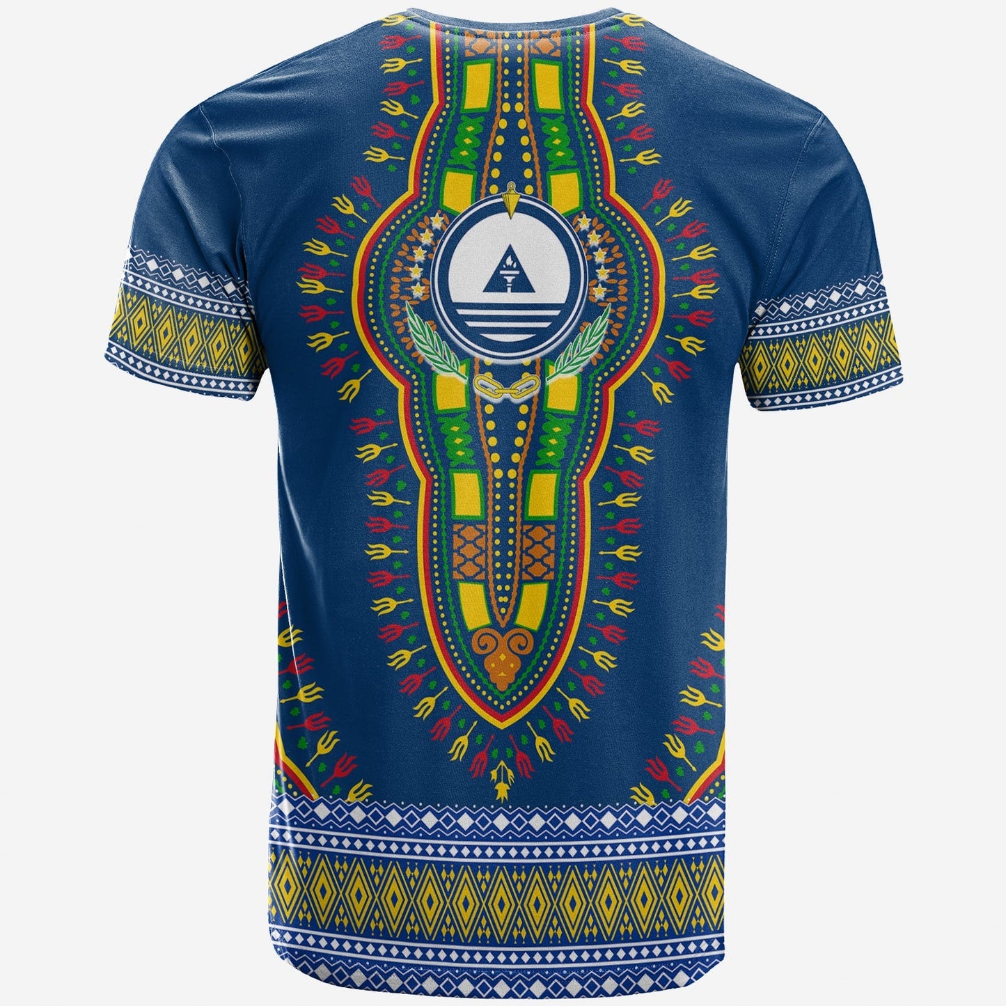 Kabu Verdi Dashiki Design T-Shirt Proud Cape Verdean Graphic Tee