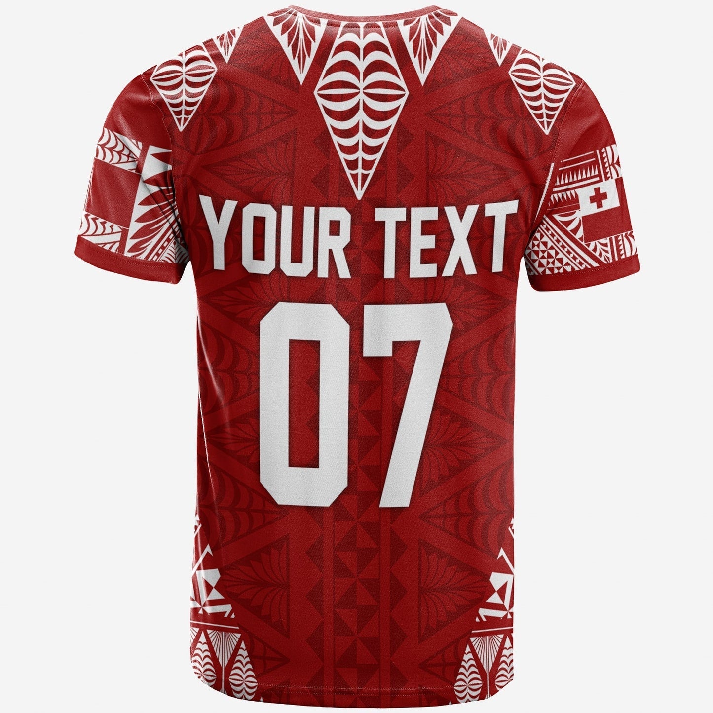 Personalised Tonga Rugby T-Shirt Mate Ma'a Tonga Warriors Graphic Tee