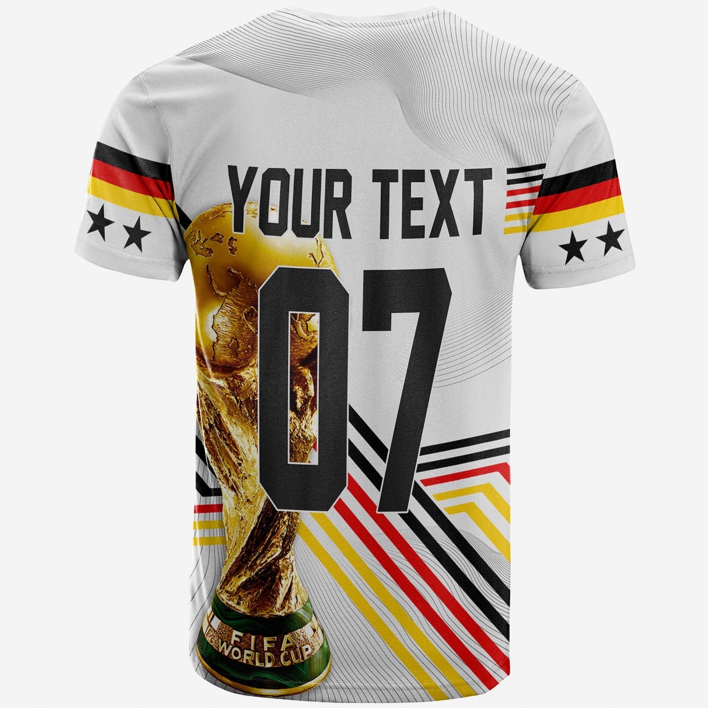 Personalised Germany T-Shirt World Cup 2022 Champions Graphic Tee