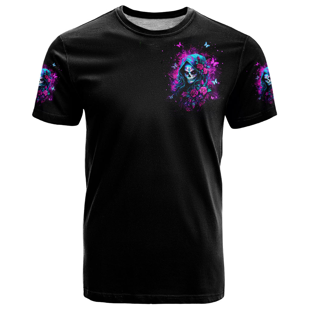 Witch Skull T-Shirt I'm A Good Person But Don't Give Me A Reason To Show Evil Side Graphic Tee