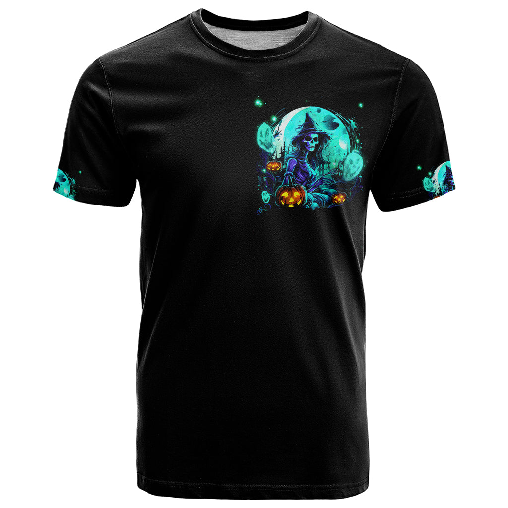 Witch Skull T-Shirt Come With Us And You Will See Our Halloween Graphic Tee
