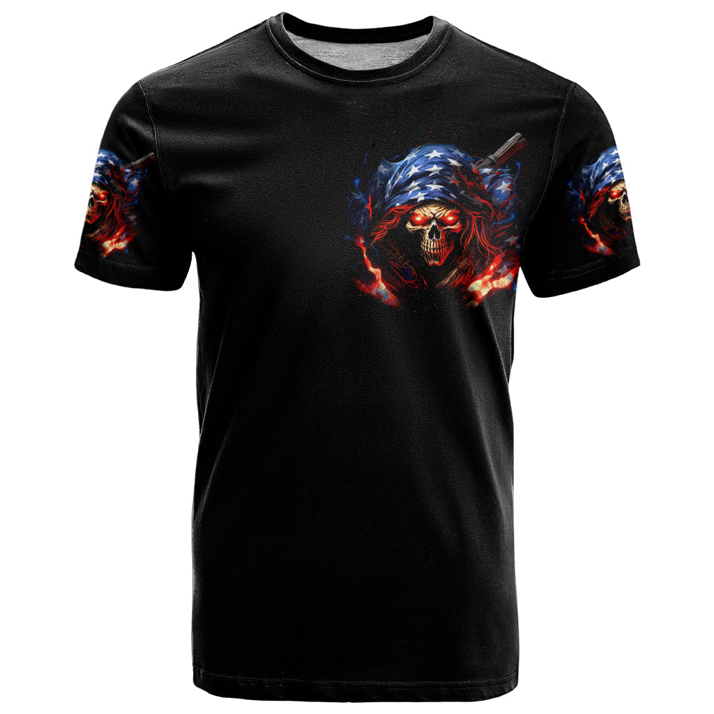 American Skull T-Shirt One Day I Gonna Fuck It All Graphic Tee