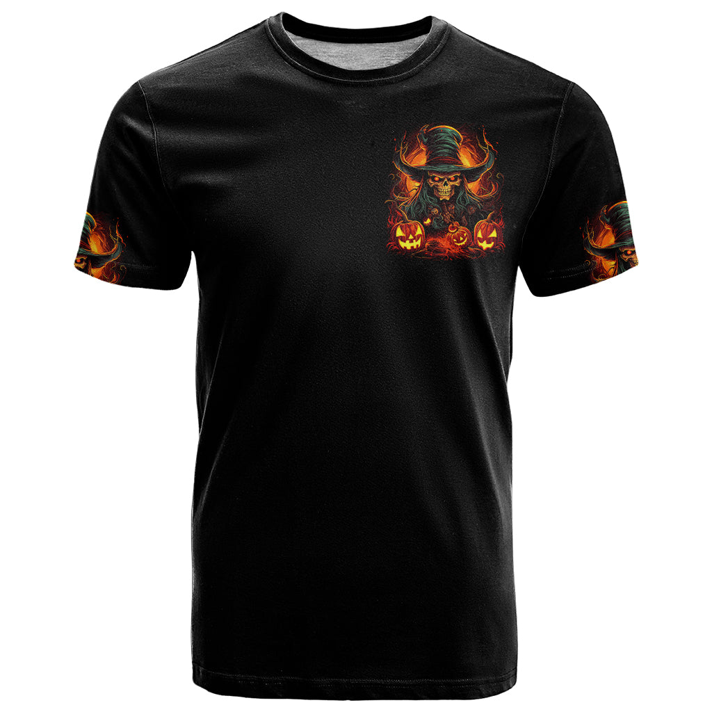 Witch Skull T-Shirt Witches With Hitches Graphic Tee