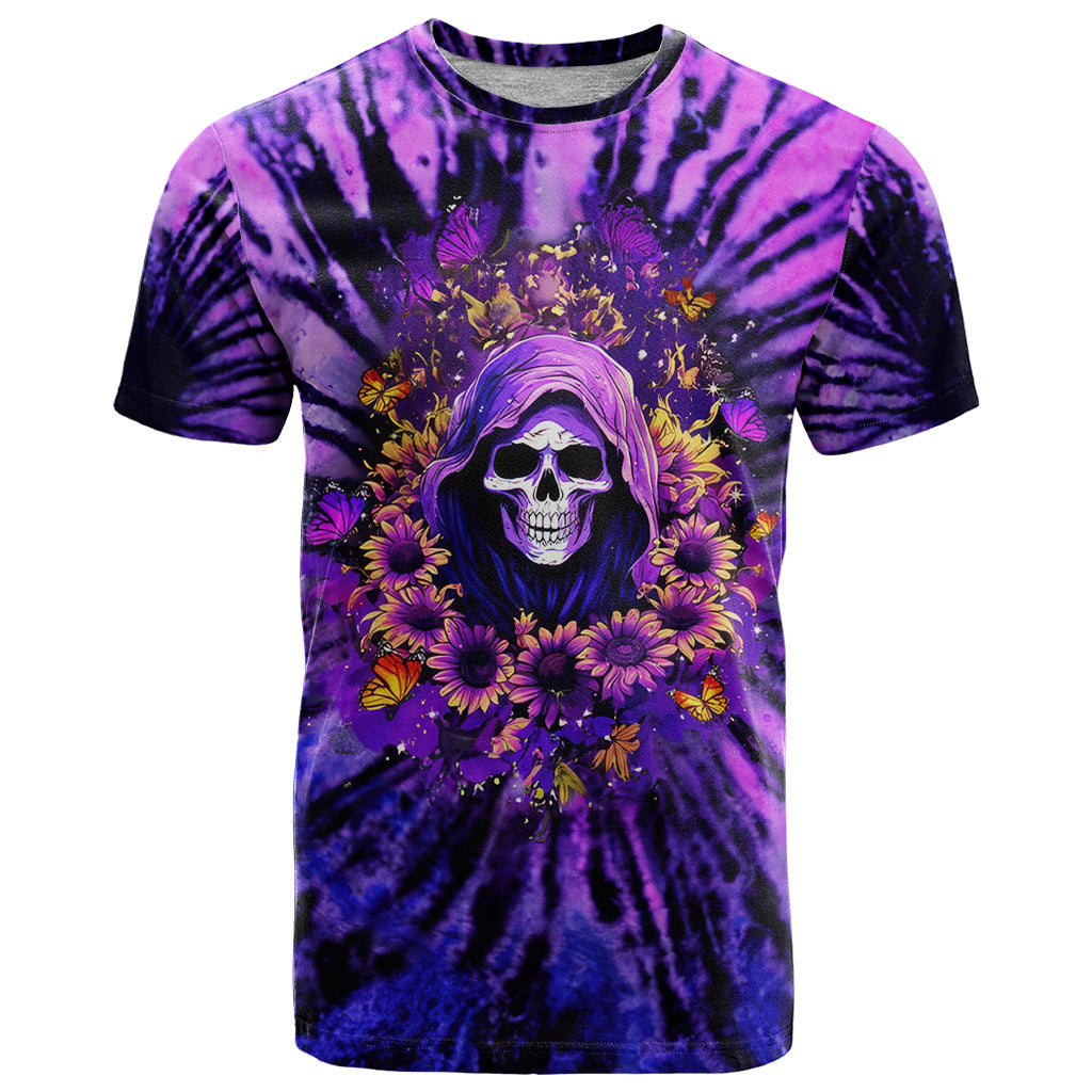 Sunflower Skull T-Shirt The Good Girl In Me Got Tired Of The Bullshit Graphic Tee