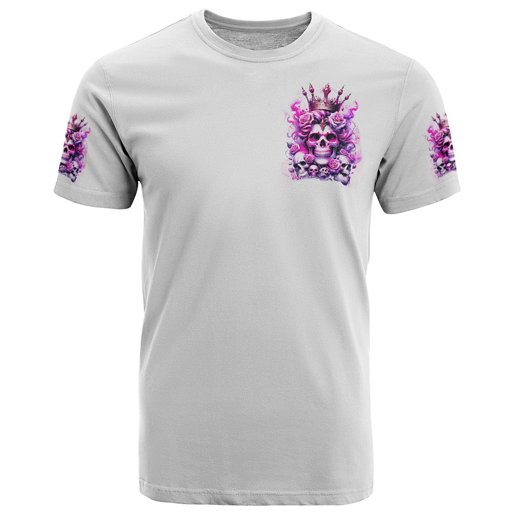 Rose Skull T-Shirt Queen Skull Graphic Tee
