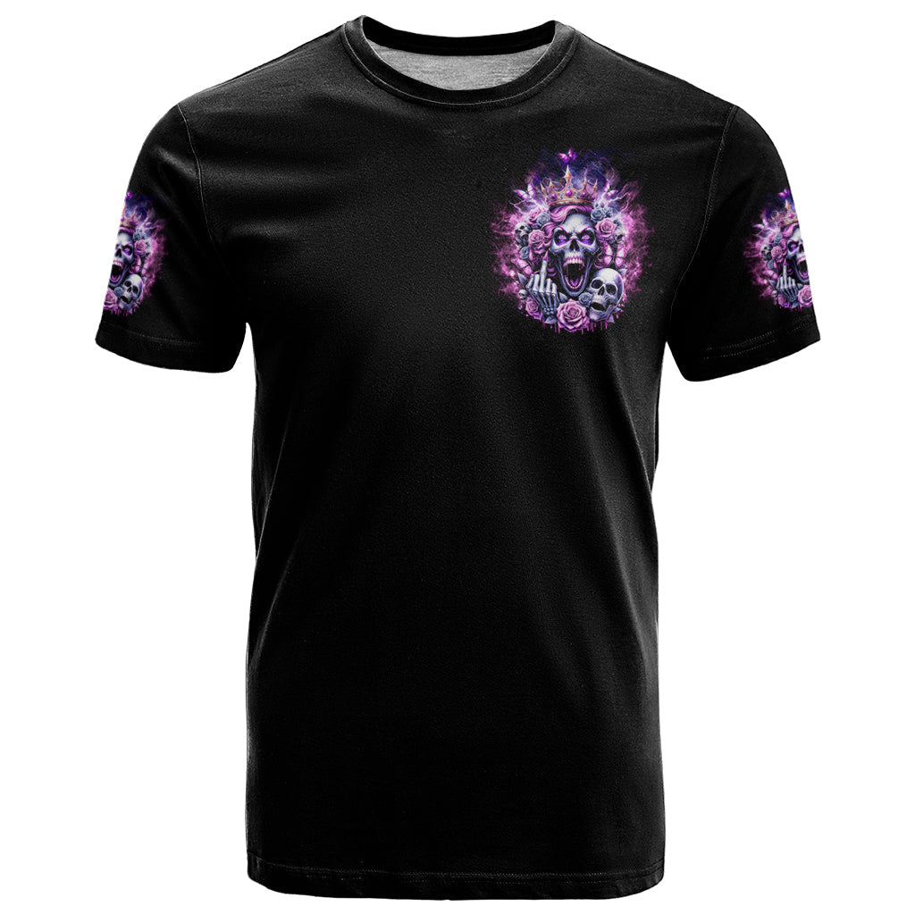 Queen Skull T-Shirt Yes I'm A Bitch But Not Yours Graphic Tee