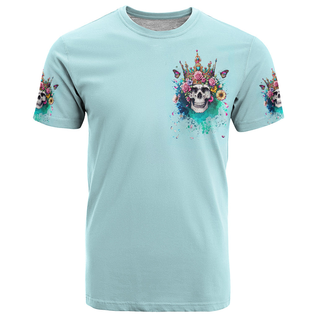 Skull Fairy T-Shirt Bitch I'm Not A Princess I'm The Fucking Queen Graphic Tee
