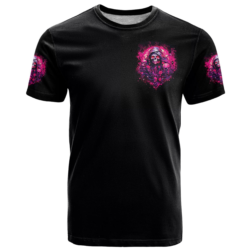 Rose Skull T-Shirt Stuck Between IDK IDC And IDGAF Graphic Tee
