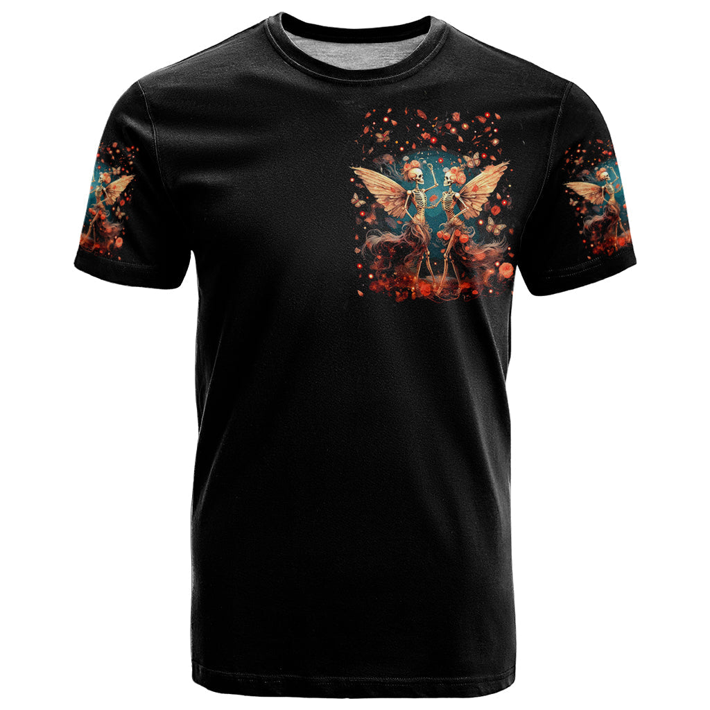 Fairy Skull T-Shirt Hello Darkness My Old Friend Graphic Tee