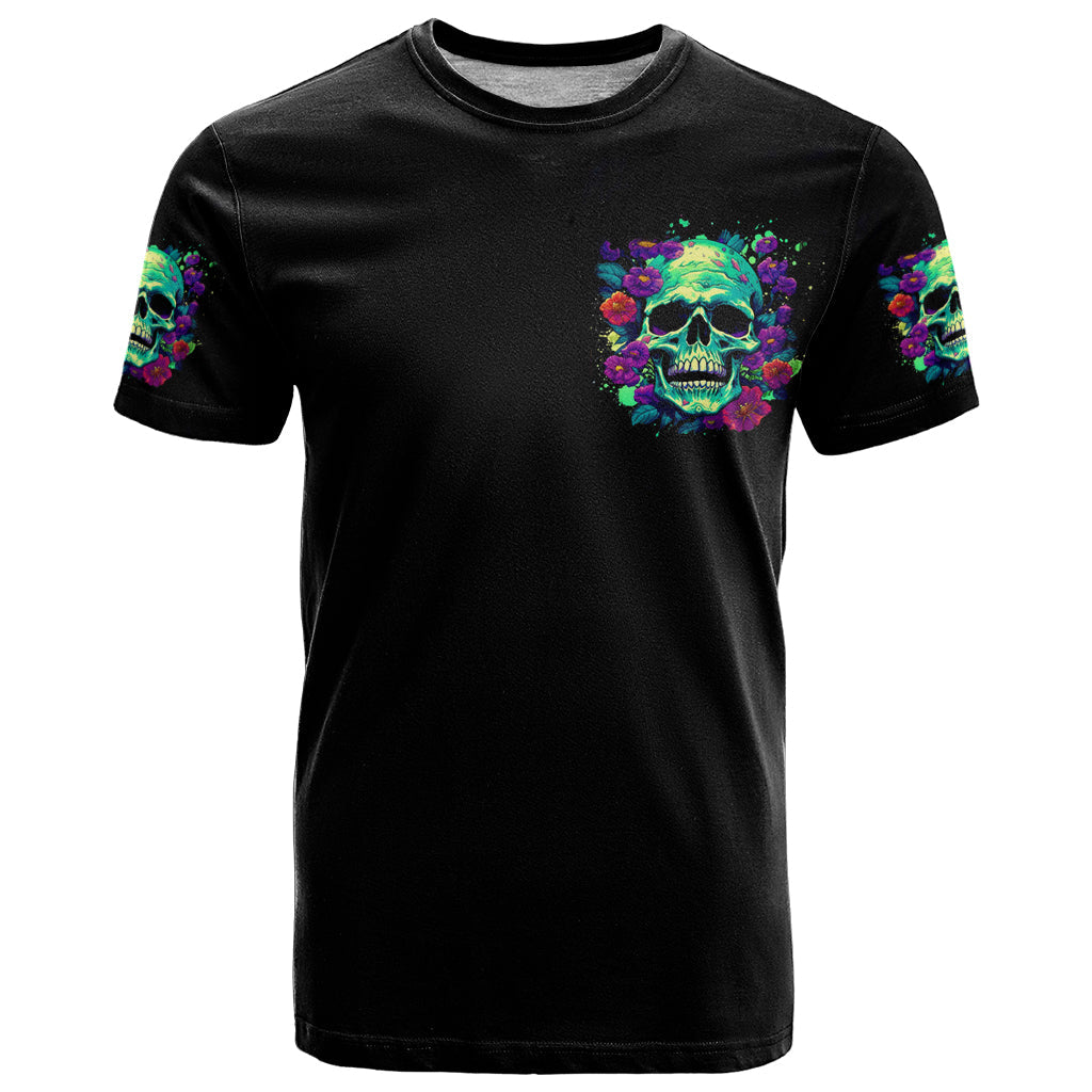 Devil Skull T-Shirt It's Not How Crazy Iam But Enjoy It Make Me Dangerous Graphic Tee