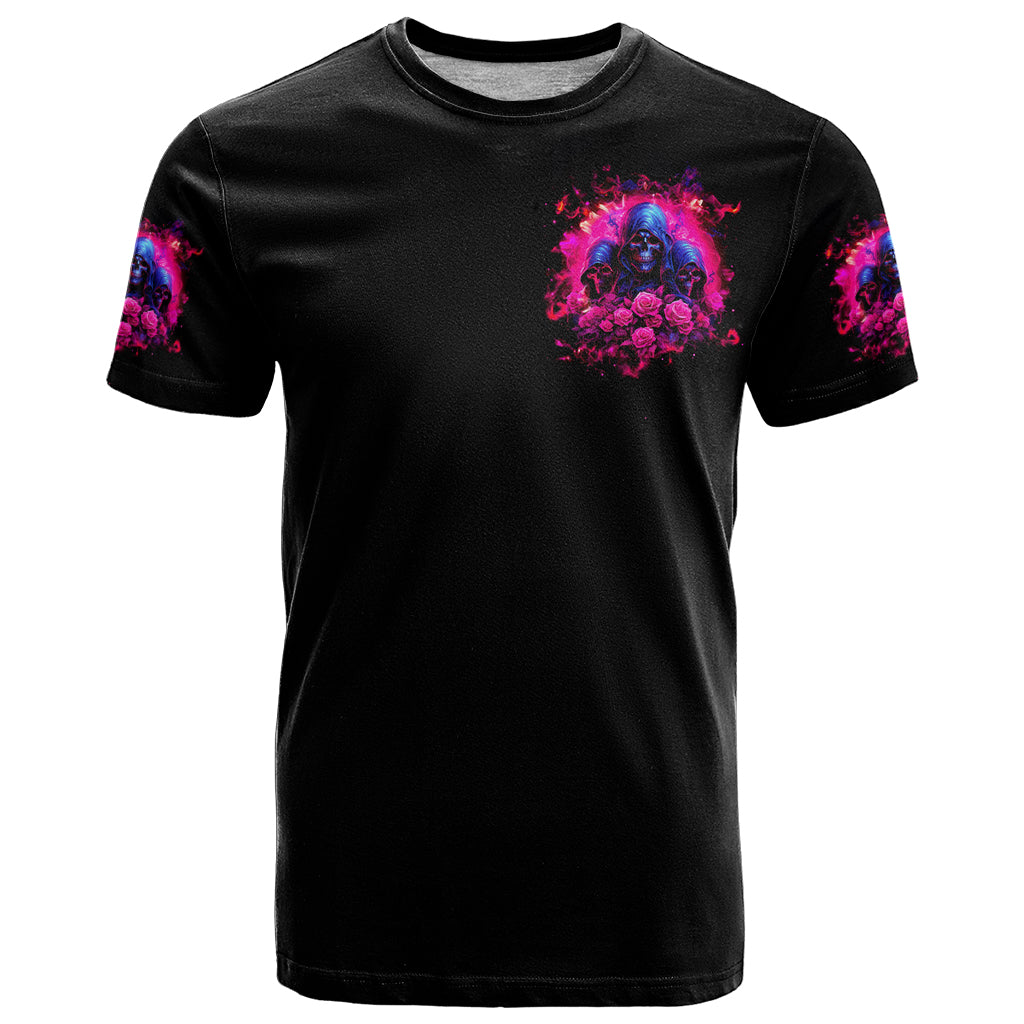 Rose Skull T-Shirt I Have 3 Sides And You Never Want To See Graphic Tee