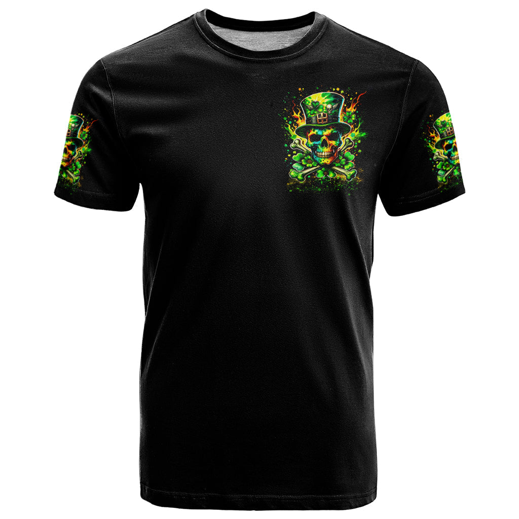 Irish Skull T-Shirt Let The Shenanigans Begin Graphic Tee