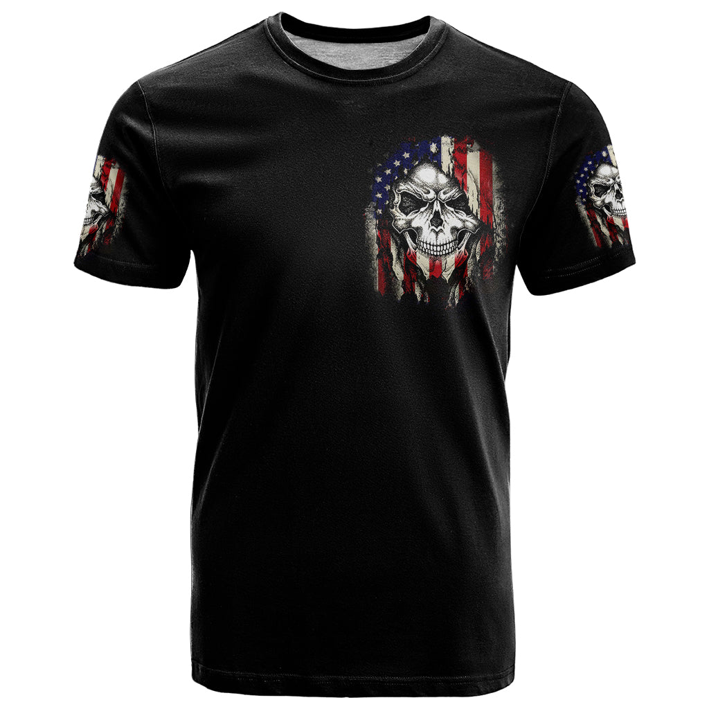 American Skull T-Shirt Grumpy Old Man Motherfuckers Who Make Me Angry Graphic Tee