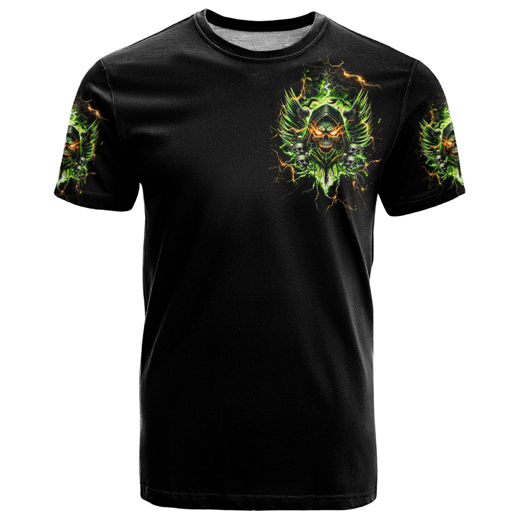 Doule Skull T-Shirt Angel To Some Demon To Most Graphic Tee
