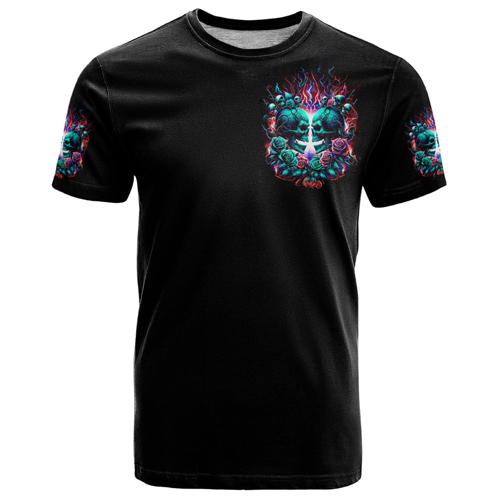 Twin Skull T-Shirt Don't Try Figure Me out I'm A Special Kind Of Twisted Graphic Tee