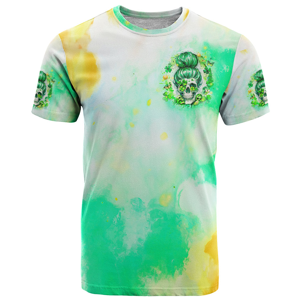Irish Skull T-Shirt Oho Lucky Mama Graphic Tee
