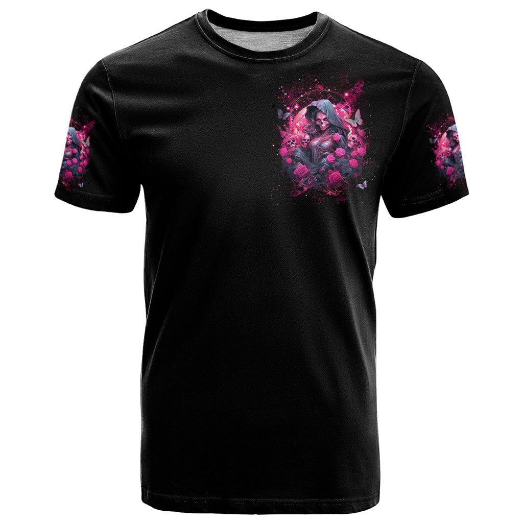 Witch Skull T-Shirt They Whispered To Her You Cannot Withstand The Storm Graphic Tee