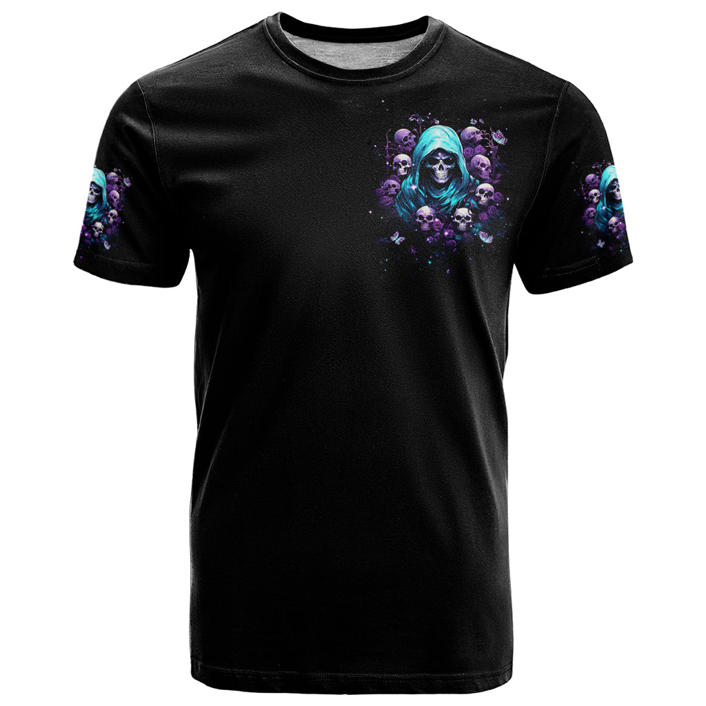 Reaper Skull T-Shirt Don't Try To Figure Me Out Graphic Tee