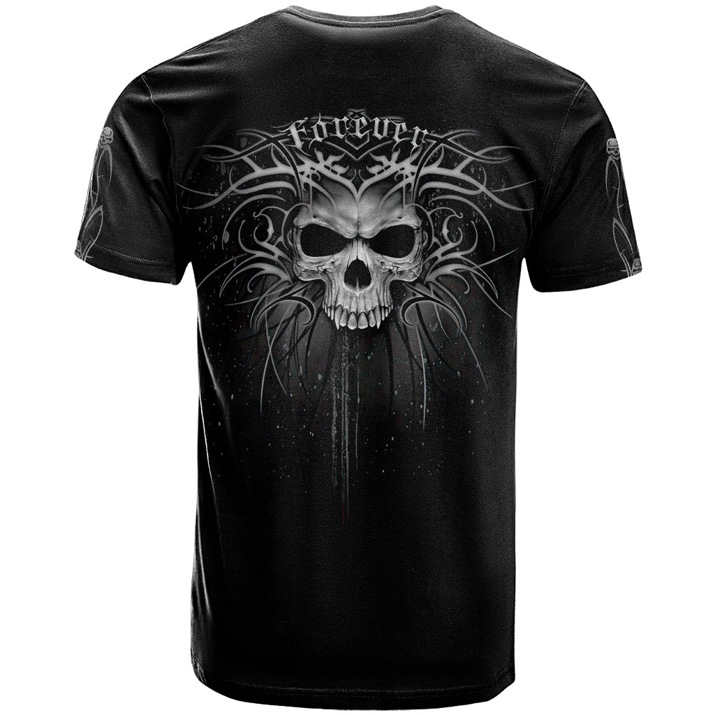 Skull T-Shirt Skull Death Forever Graphic Tee