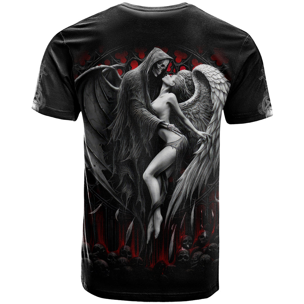 Skull T-Shirt Death Angel In Love Graphic Tee