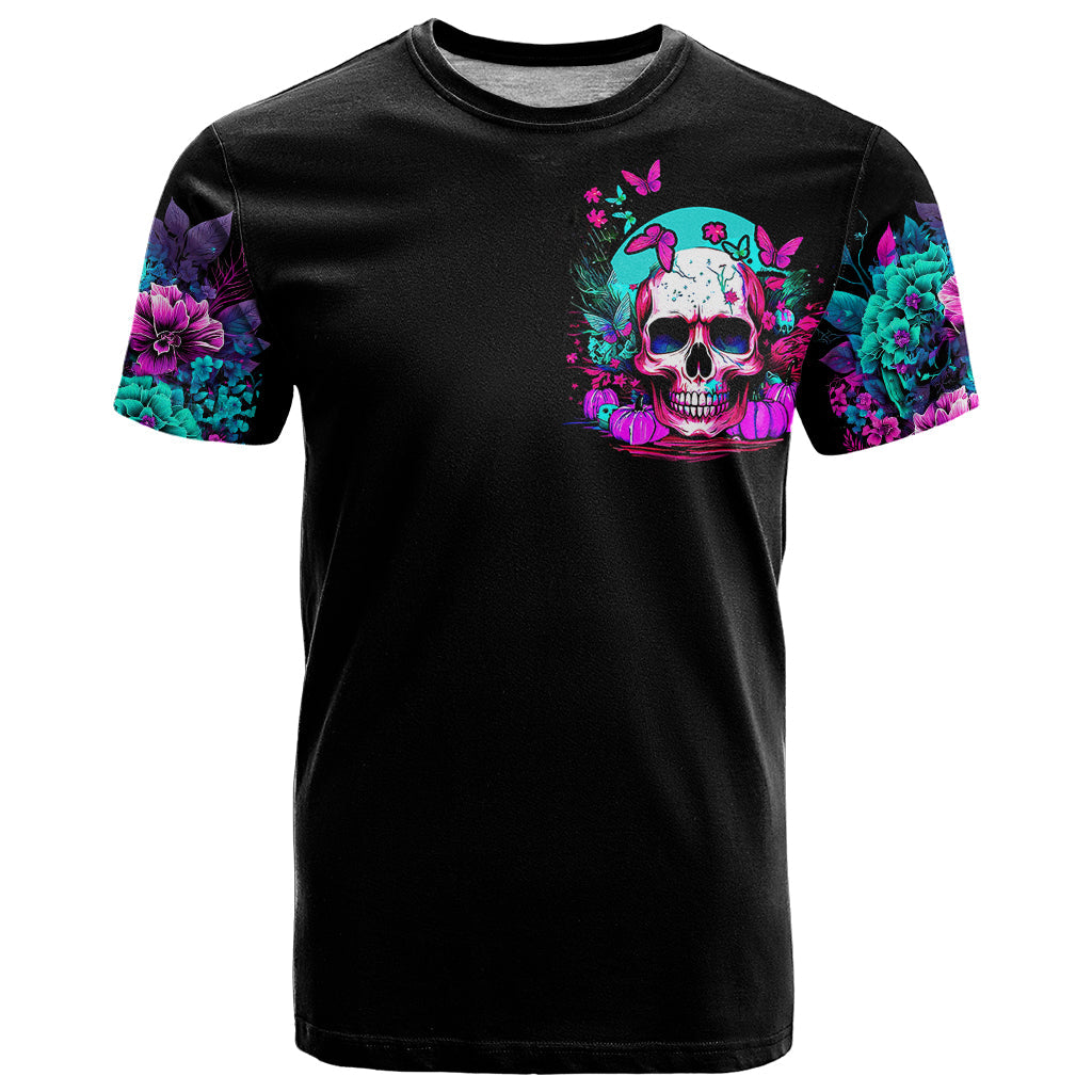 Skull T-Shirt Hello Darkness My Old Friend Pinky Graphic Tee