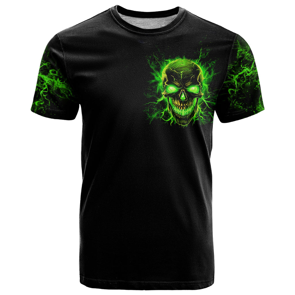 Flame Skull T-Shirt My Alone TIme Is For Everyone Safe Graphic Tee