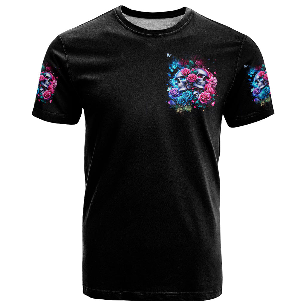 Couple Skull T-Shirt I Could Be Your Best Friend Or Your Worst Fucking Enemy Graphic Tee