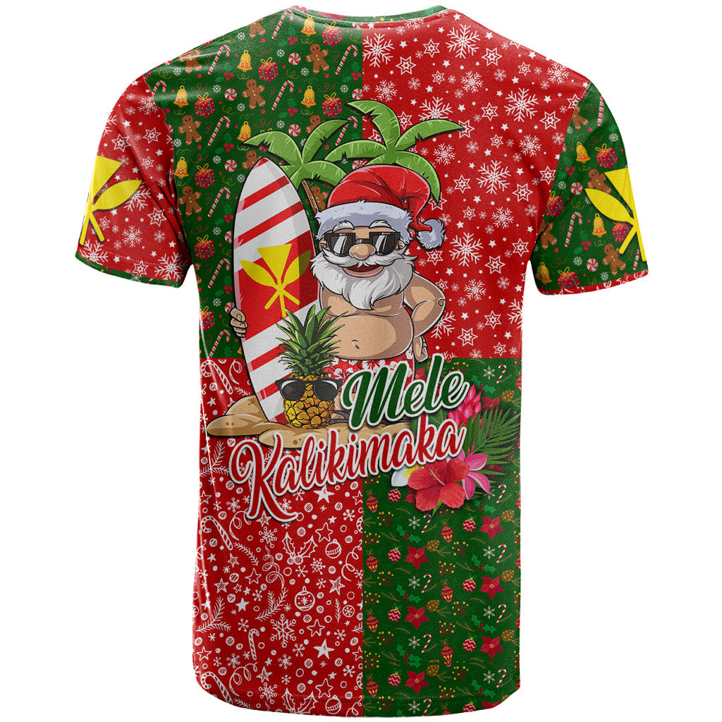 Hawaii Christmas T-Shirt Mele Kalikimaka Kanaka Maoli Graphic Tee