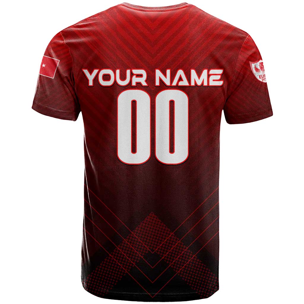 Personalized Turkey Football 2024 T-Shirt Trophy Wing Style Graphic Tee