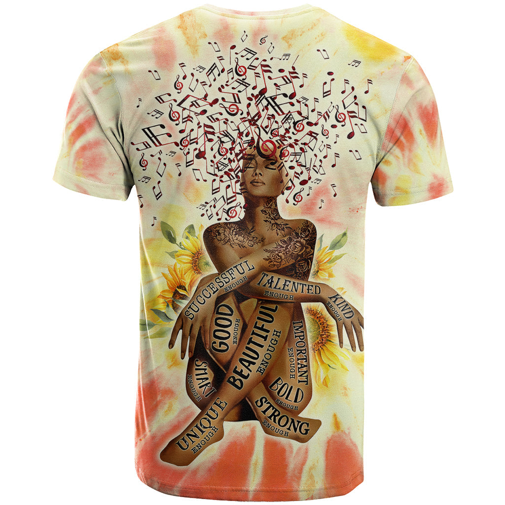 Black Queen Tie Dye T-Shirt Graphic Tee